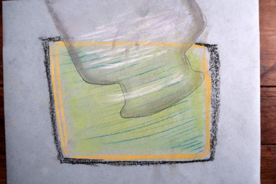 Image 1 of Paire de dessins figuratifs vintage au fusain et au pastel des années 1970, études de nus – 2C50