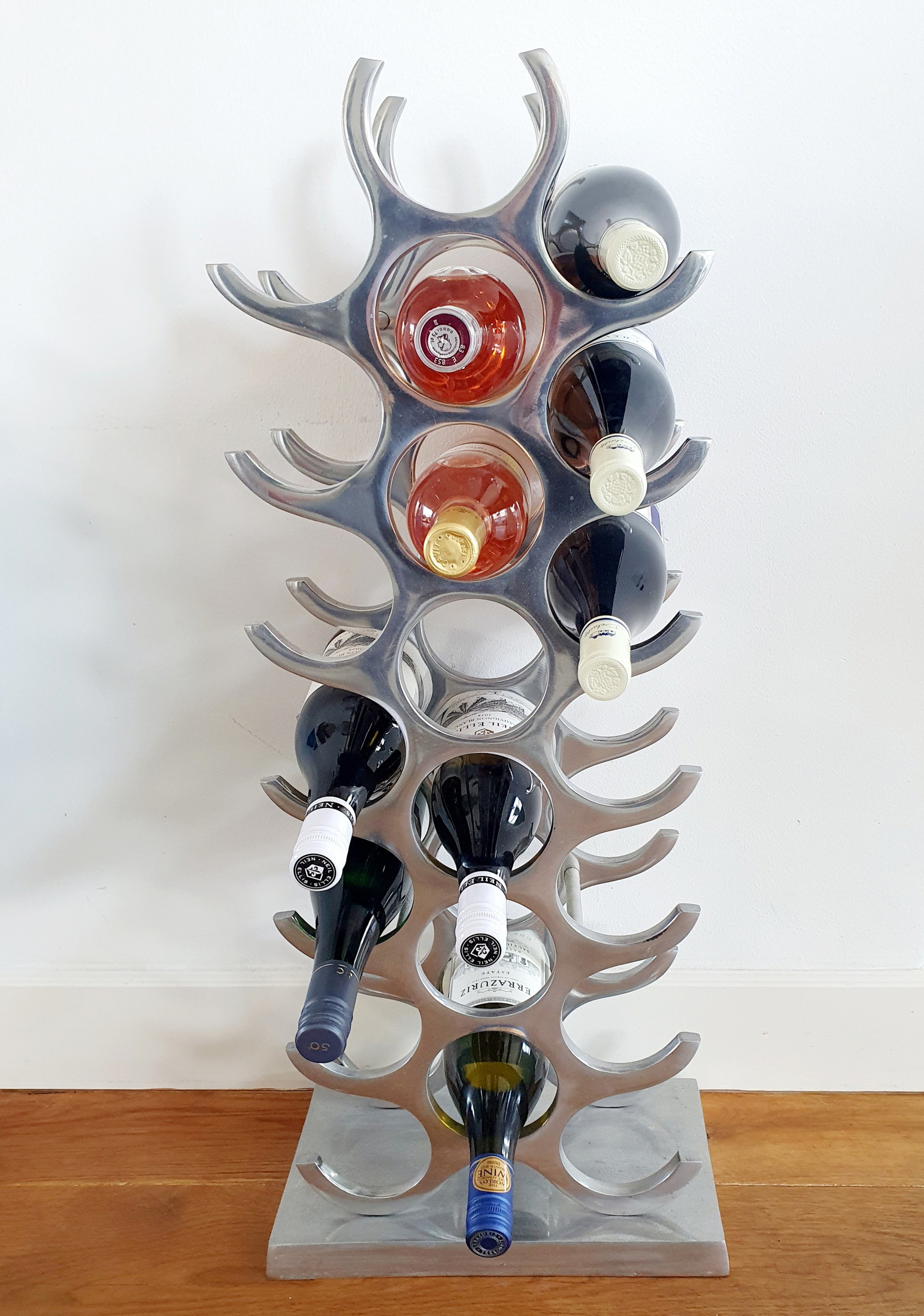 Solid wine rack 21 bottles by Michael Noll (1990) | €115 | Whoppah