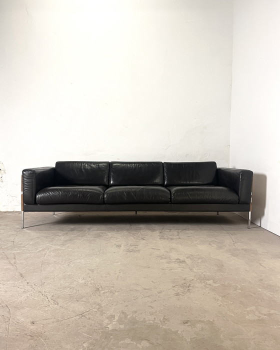 Image 1 of Divano “Forum” di Robin Day per Habitat – pelle cioccolato, 1990