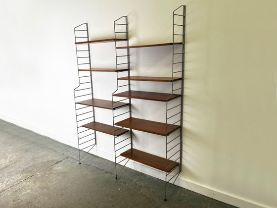 Image 1 of Sistema di scaffalature in stile Mid-Century degli anni '60 di Brianco