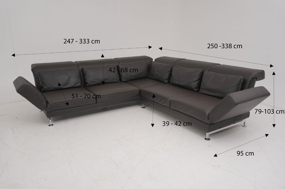 Image 1 of Brühl & Sippold Moule Lounge Sofa Couch Leather Brown Multifunctional