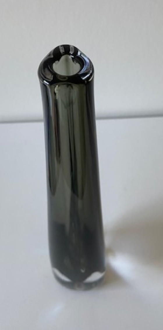 Orrefors Art Glass Beautiful Sommerso Vase Nils Landberg 1960's – Orrefors Sweden (photo 4 of 6)