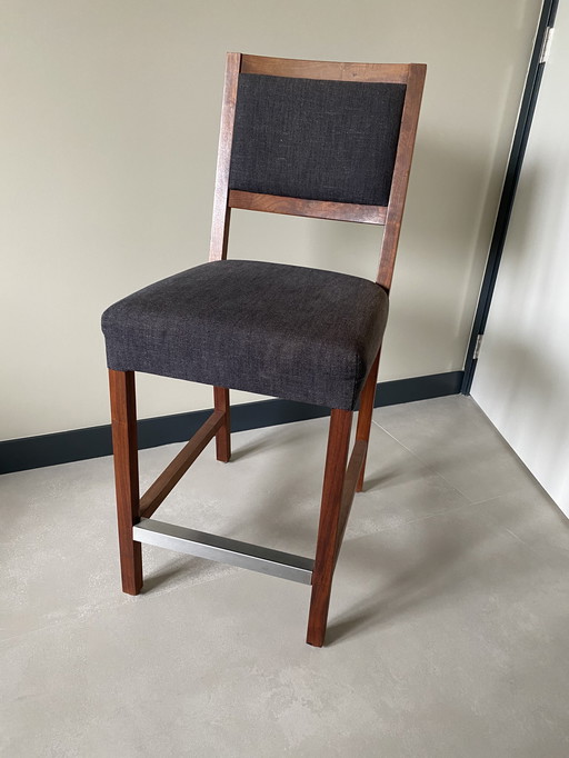 3 Bar stools Jan des Bouvrie By Gaasbeek and Van Tiel