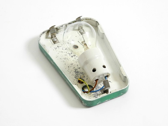 Image 1 of Zeldzame en zeer fraaie Mid Century Modern buitenwandlamp van Bega, model 168.