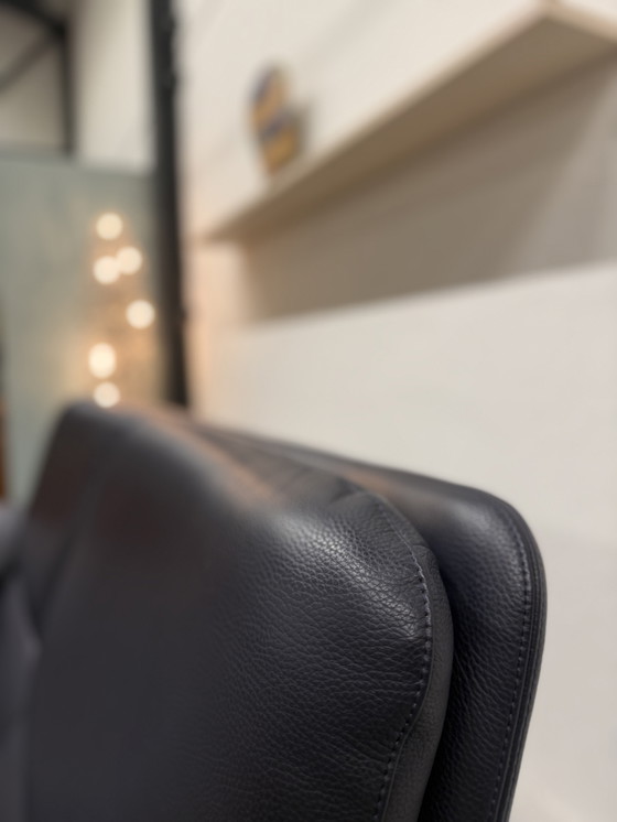 Image 1 of Leolux Catalpa Sofa, 2,5-Sitzer, Senso-Leder, Dunkelblau