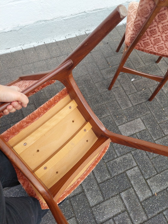 Louis van Teeffelen Stoelen – Eetkamerstoelen, Velvet, Wood (photo 11 of 11)