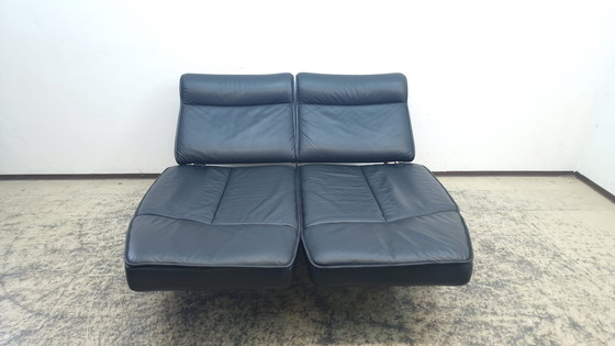 Image 1 of Sofá de diseño De Sede ds 450, sofá de cuero, sofá negro funcional.