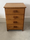 Teak bedside table set