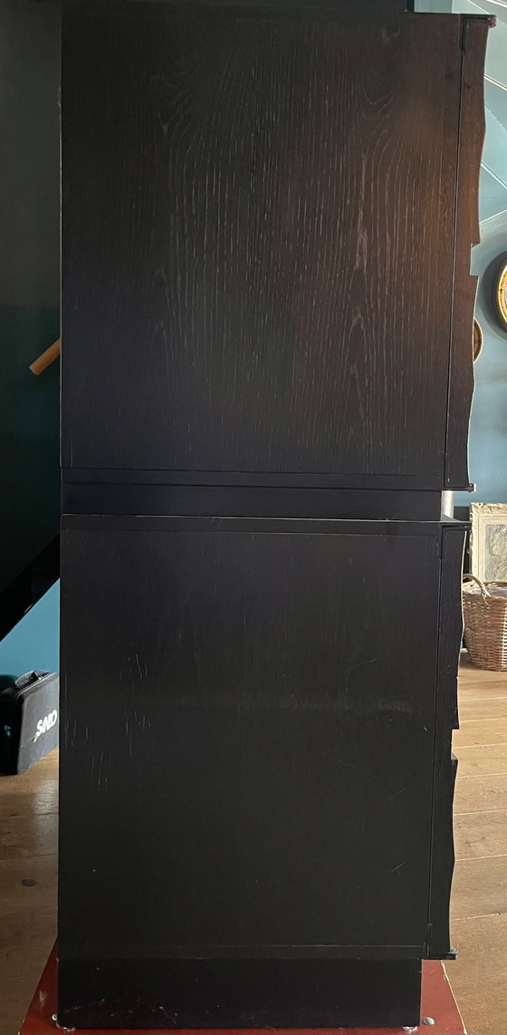 Brutalistischer Designschrank De Coene – fabrikant de Coene België, Sideboard, Wood (photo 4 of 5)