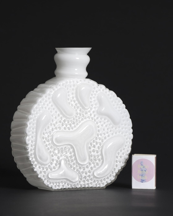 Image 1 of Kristallglaswerk Hirschberg Vase en verre à bulles Retro Space-age Pop-art