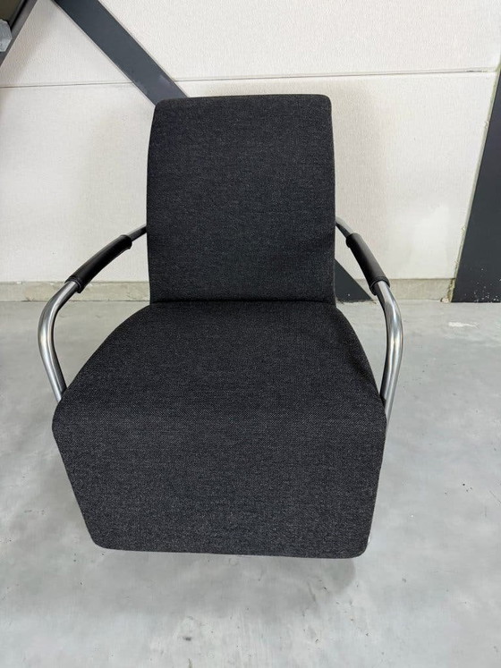 Gelderland 6420 – set of 2 - as new – Armchairs, Leather, Textile (photo 8 of 10)
