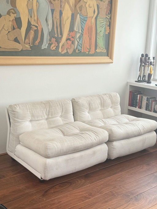 Mario Bellini Amanta modulares Sofa Renovierung