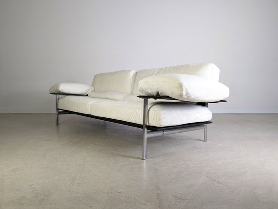 Image 1 of B&B Italia Sofa Diesis Leder weiß Couch Antonio Citterio Paolo Nava