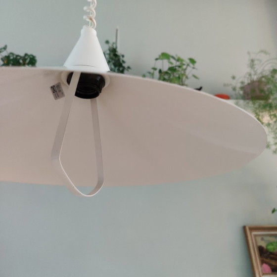 Image 1 of Witte t710 trekpendellamp, model heksenhoed