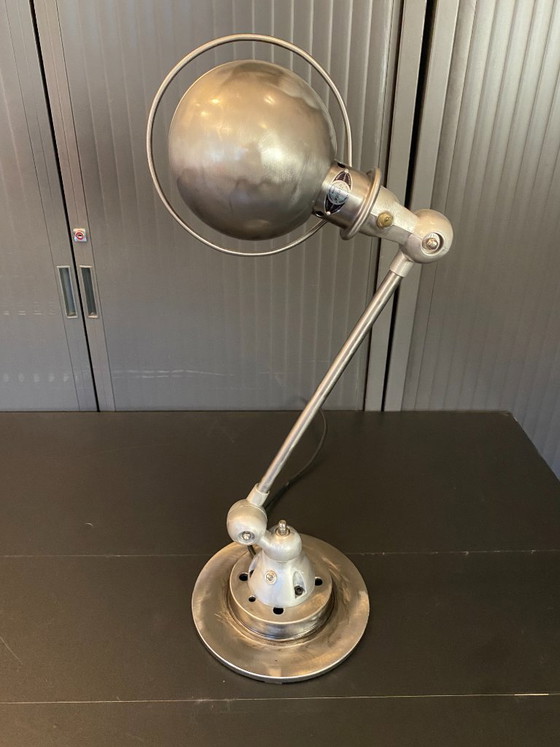Jieldé Jielde 1-arm Floor Lamp, Clear Gloss Varnish, Industrial Vintage, Table lamps, Metal, Silver (photo 12 of 15)