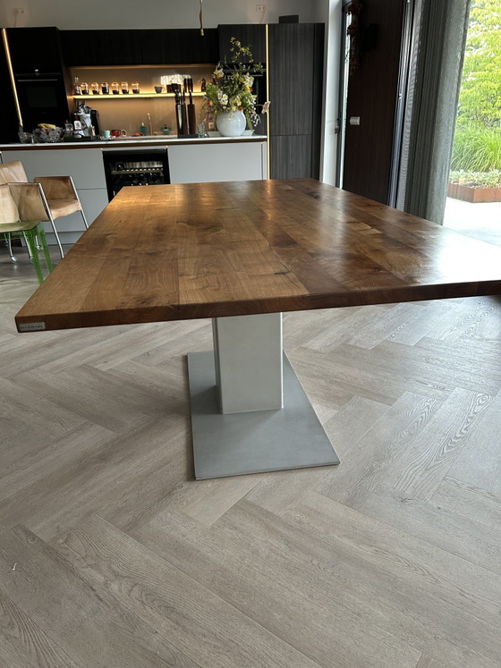 Image 1 of Walnut dining table by Bert Plantagie 200x100 cm