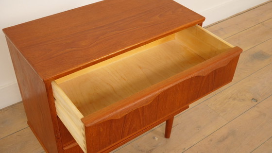 Commode vintage | 3 tiroirs | Teck – Wood (photo 9 of 9)
