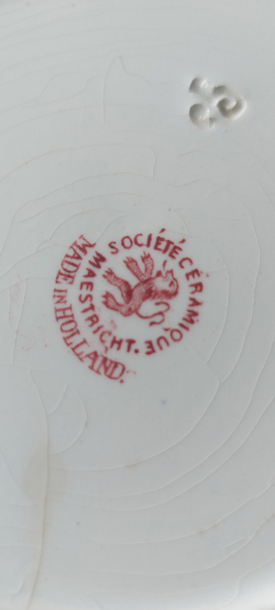 Image 1 of Tre piatti vintage della Société Céramique Maastricht