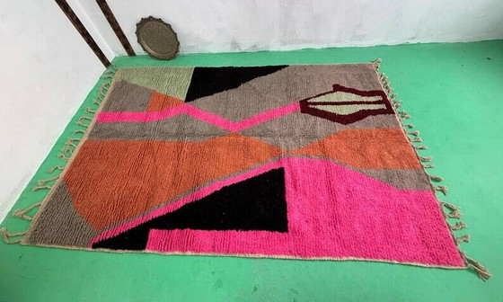 Azilal geweven wollen vloerkleed 200cmx300cm – Vloerkleden en tapijten, Wool, Bohemian (photo 5 of 9)