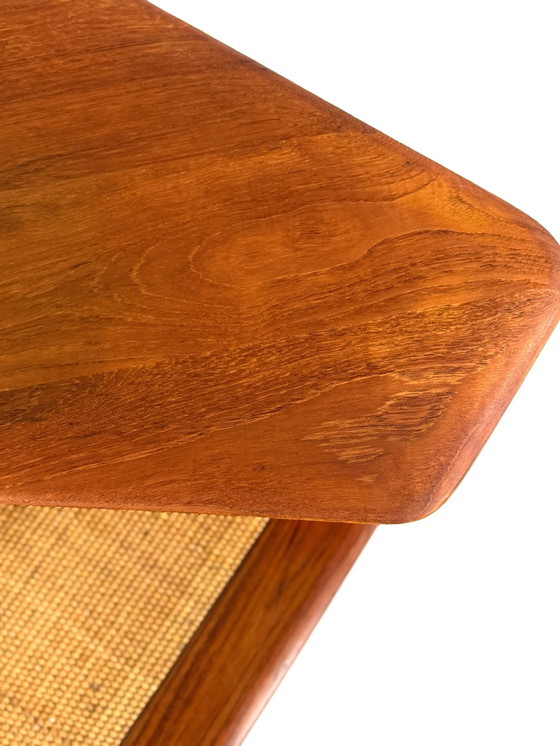 Image 1 of Table d'appoint d'angle vintage « Minerva », France & Son '60