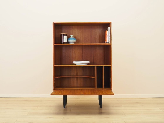 Image 1 of Teakhouten boekenkast, Deens design, jaren 70, gemaakt in Denemarken.