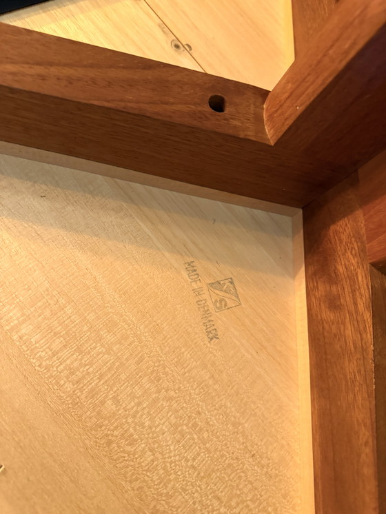 Image 1 of Table de salle à manger extensible vintage en teck, Korup Stolefabrik '60