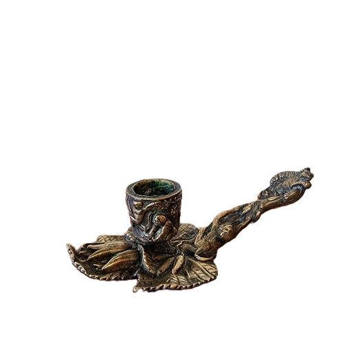 Chandelier vintage en bronze