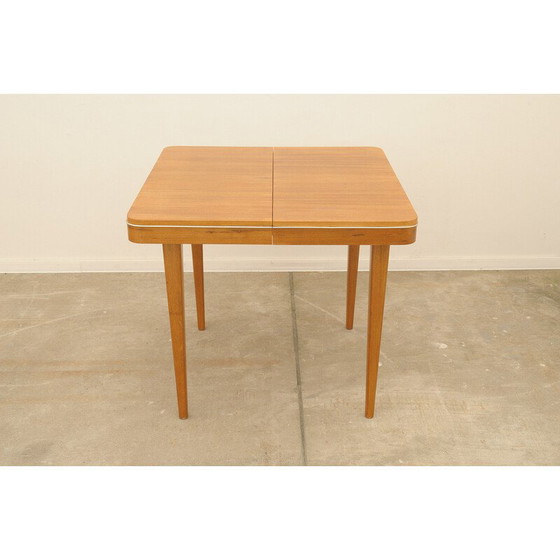 Image 1 of Table de salle à manger pliante en bois de hêtre pour Jitona, Tchécoslovaquie 1960