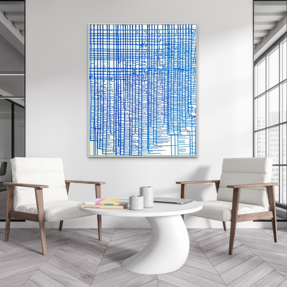 Image 1 of Natia Antadze "Abstract Composition Blue"