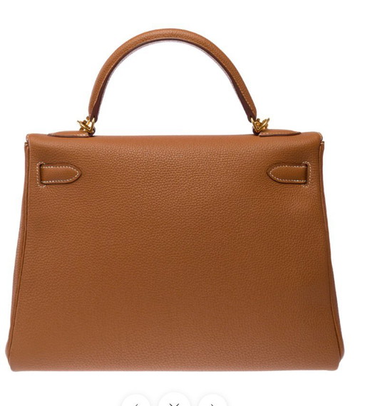 Borsa HERMES Kelly 32 en Cuir Doré - 103188 Prezzo di vendita
