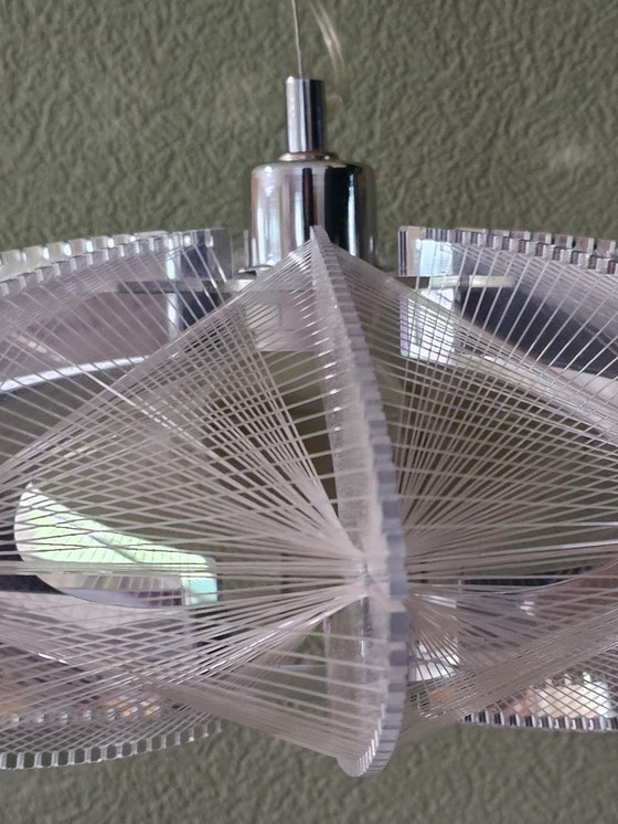 Image 1 of Spacecage plexiglass wire lamp, ø48cm