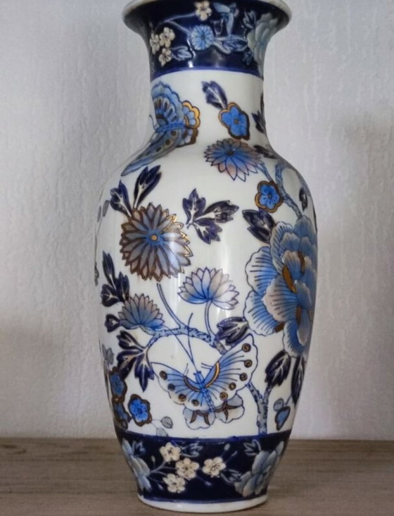 Asiatische Vase – Qianlong, Vasen, Ceramic (photo 8 of 8)