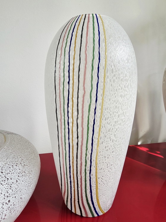 Set Monumentale in Vetro Artistico Murano XXL di Michielotto - Vaso e Ciotola - FIRMATO – Oggetti decorativi (photo 2 of 15)
