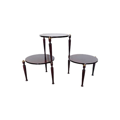 Modulare italienische Beistelltische aus der Mitte des 20. Jahrhunderts, 1950er Jahre