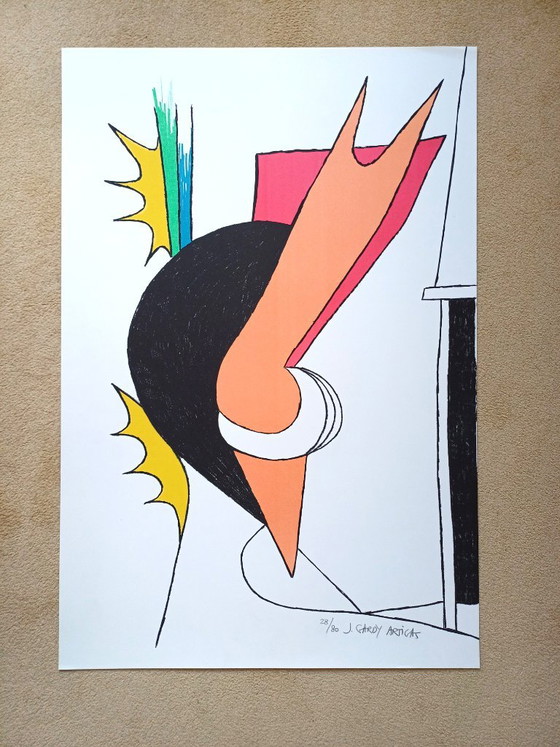 Juan GARDY ARTIGAS, Bracelet d'ivoire, litografia – Arte, Carta (photo 2 of 6)