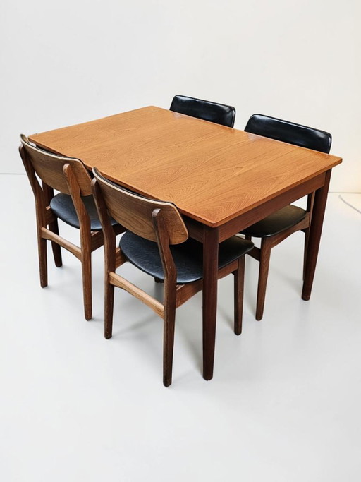 Vintage Mid-Century Eetkamerset