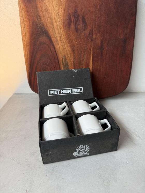 Image 1 of Piet Hein Eek – Pols Potten PHE-Becher – 4er-Set – weiß