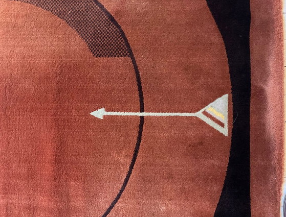 Tapis Christian Duc 'Moins c'est plus', Christian Duc, Frans ontwerper, Laine, Marron, Abstract (photo 5 sur 6)