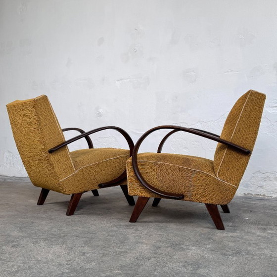 Image 1 of Pair of Halabala H-410 Armchairs, 1930s – Czechoslovak Art Deco