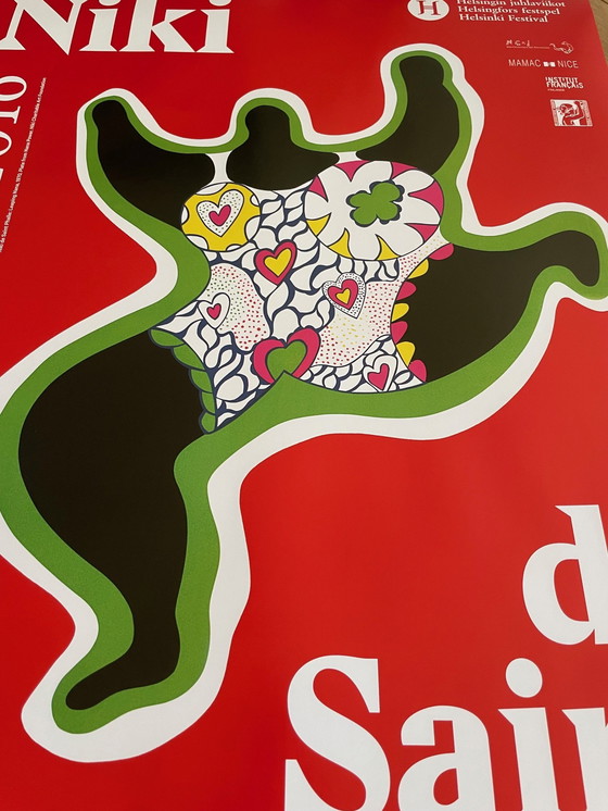 Image 1 of Niki de Saint Phalle (1930-2002), Leaping Nana, Manifesto della mostra 2016