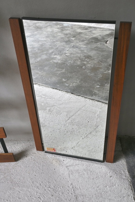 Image 1 of Armadio a muro in teak con specchio separato