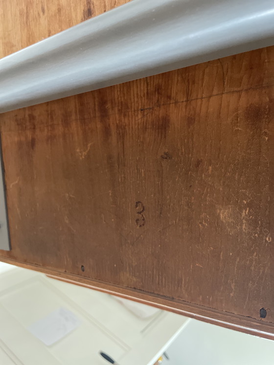 Image 1 of Scrivania/piccola scrivania vintage per bambini con sedia