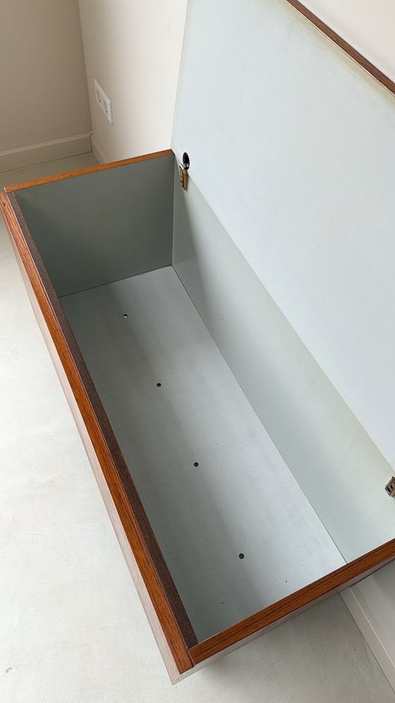 Image 1 of Vintage wooden Musterring cabinet / hinged chest