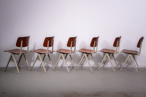 Image 1 of 12 sedie S16 di Galvanitas. Circa 1970.