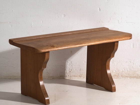 Banc d'orgue ancien en bois de chêne massif – Europe Centrale, circa 1940 – Rustic (photo 2 of 40)