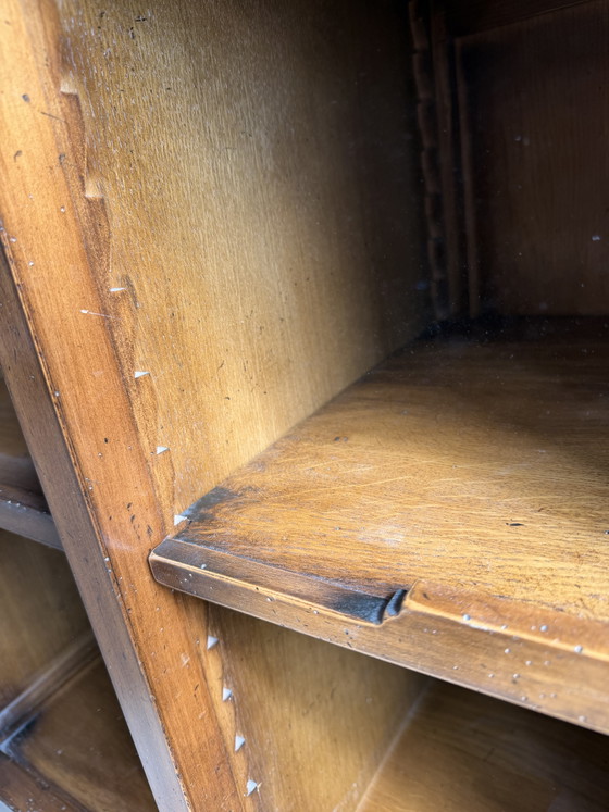 Wooden Bookcase + Desk – Metal (photo 7 of 8)