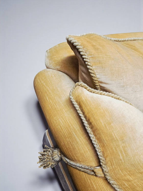 Image 1 of Museum-Grade 1997 Parker & Farr Grand Knole Sofa in Original Rhitam Velvet 