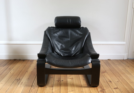 Image 1 of Sillón y otomana escandinavo Ake Frybiter Kroken Roche Bobois