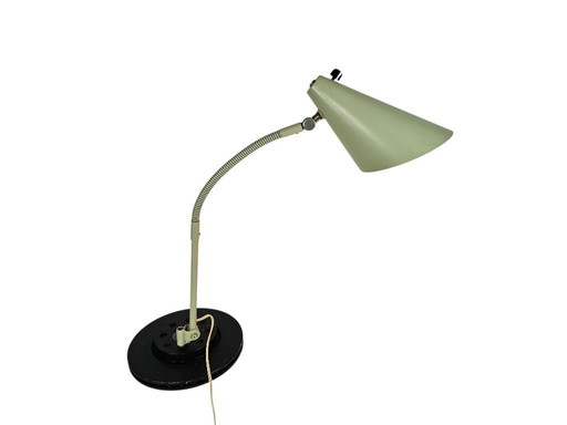 Hala Zeist - H. Th. Busquet - Lámpara de mesa de cuello flexible - Bauhaus - Años 50