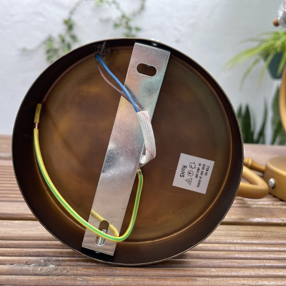 Image 1 of Applique da parete in oro e vetro per camera da letto, set di 2 NUOVE